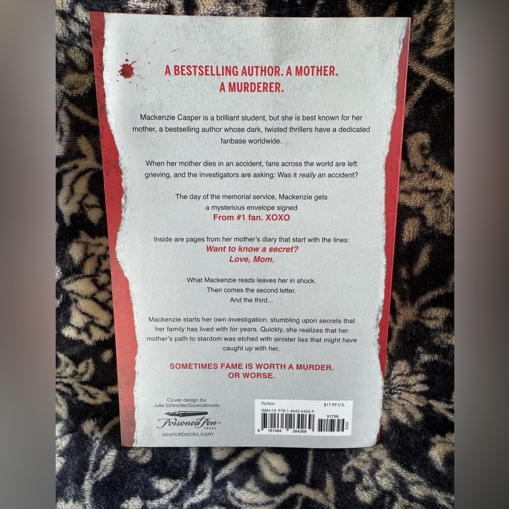 Love, Mom by - Red and White Cover - Picture 2 of 4